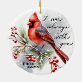 Ich bin immer bei dir keramik ornament (Hinten)