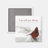 "Ich bin immer bei dir" Magnet (Vorderseite/Rückseite)