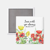 Ich bin immer bei dir magnet (Vorderseite/Rückseite)