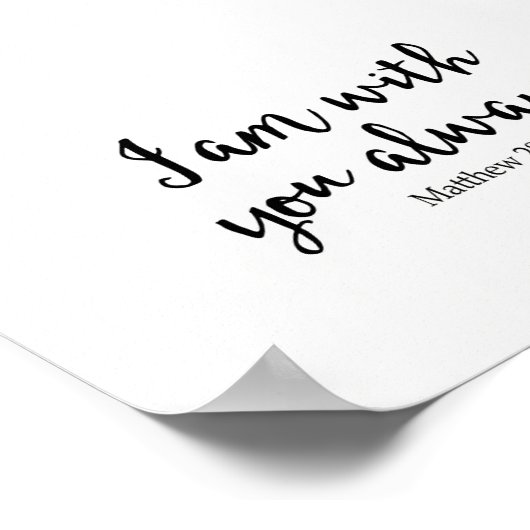 Ich bin immer bei dir poster (Ecke)