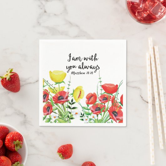 Ich bin immer bei dir serviette (Beispiel)