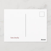 Ich bin immer bei Ihrem Bibel Vers Zitat Postkarte (Rückseite)