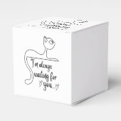 Ich bin immer für dich gewartet Meine Katzen Geschenkschachtel (Vorderseite)