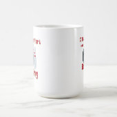 Ich bin immer Furz, wenn ich Bowling bin Kaffeetasse (Mittel)