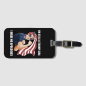 Ich bin immer noch ein Trump-Mädchen, das ich mich Gepäckanhänger (Vorderseite (Horizontal))