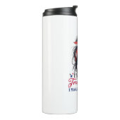 Ich bin immer noch ein Trump-Mädchen, das ich nich Thermosbecher (Nach links gedreht)