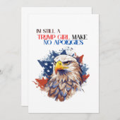 Ich bin immer noch ein Trump-Mädchen, das keine En Einladung (Vorne/Hinten)
