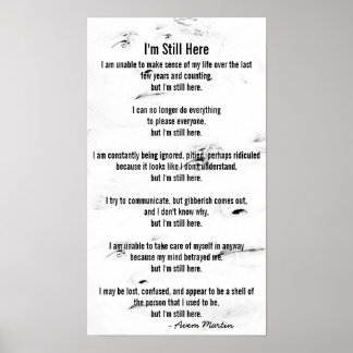 Ich bin immer noch hier poster