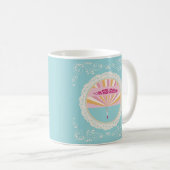 Ich bin immer noch Stehend Blue CUP, Blue Pink Rai Kaffeetasse (VorderseiteRechts)