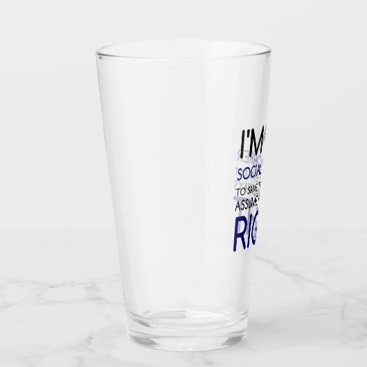 ICH BIN IMMER RECHT EIN SOZIALER ARBEITNEHMER GLAS (Rechts)