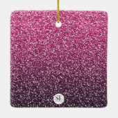 ICH BIN IMMER RICHTIG ÜBER ALLES, WAS CUSTOM-GLITZ KERAMIKORNAMENT (Rückseite)