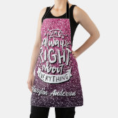 ICH BIN IMMER RICHTIG ÜBER ALLES, WAS CUSTOM-GLITZ SCHÜRZE (InSitu)