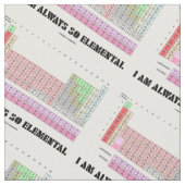 Ich bin immer so elementare stoff (Nahaufnahme)