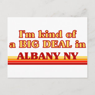 Ich bin in Albanien ein großer Deal Postkarte