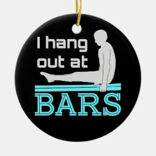 Ich bin in Bars Mens Gymnastics Junge Gymnastik Keramik Ornament