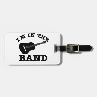 Ich bin in den Band Gitarrenentwürfen Gepäckanhänger