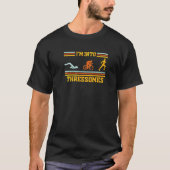 Ich bin in den Dreisomes-Triathlon T-Shirt (Vorderseite)