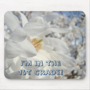 Ich bin in der 1. Klasse! Mousepad Schule Kinder