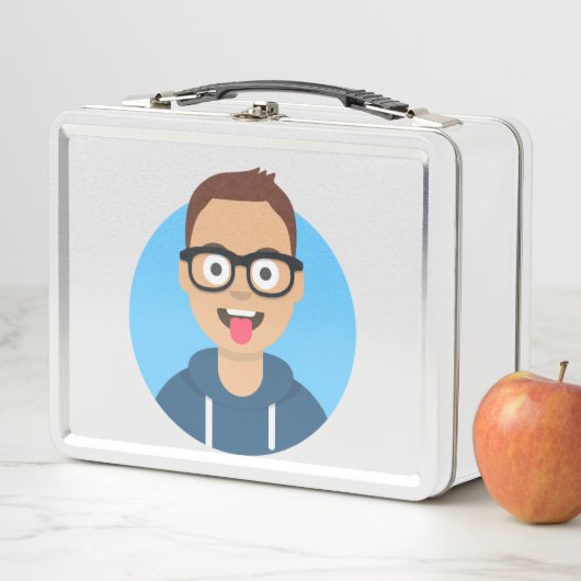 Ich bin in der Alunchbox Metall Brotdose (Beispiel)