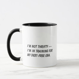 Ich bin in der Ausbildung für meine schuldenfreie  Tasse
