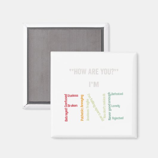 Ich bin in der Fine Suicide Prevention Psychische Magnet (Vorderseite/Rückseite)