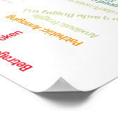 Ich bin in der Fine Suicide Prevention Psychische Poster (Ecke)