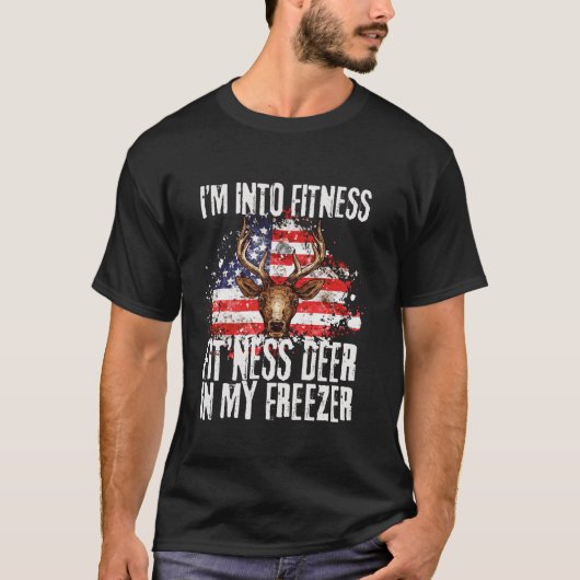 Ich bin in der Fitness, die ich in meinem Freezer T-Shirt (Vorderseite)