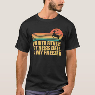Ich bin in der Fitness, die ich in meinem Gefrierw T-Shirt
