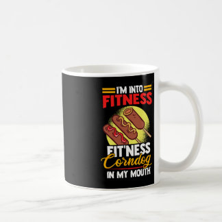 Ich bin in der Fitness Fitness Corndog in meinem M Kaffeetasse