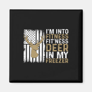 Ich bin in der Fitness Fitness Hirsch in meinem Ge Magnet