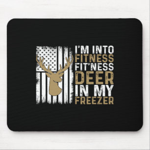 Ich bin in der Fitness Fitness Hirsch in meinem Ge Mousepad