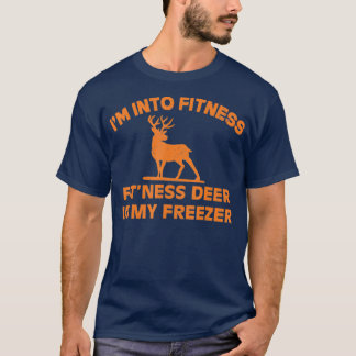 Ich bin in der Fitness Fitness Hirsch in meinem Ge T-Shirt