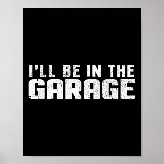 Ich bin in der Garage Poster (Vorne)
