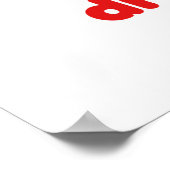 Ich bin in der Krankenschule - gekleidet Poster (Ecke)