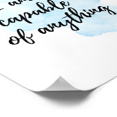 Ich bin in der Lage, alles, was Kinder Raum Welpe Poster (Ecke)