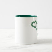 Ich bin in der Liebe mit Ihnen (Gaelige) Zweifarbige Tasse (Mittel)