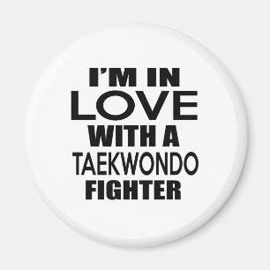 Ich bin IN DER LIEBE MIT TAEKWONDO-KÄMPFER Magnet