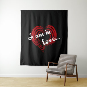 Ich bin in der Liebe... Wandteppich