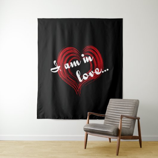 Ich bin in der Liebe... Wandteppich (Beispiel)