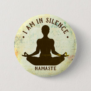 Ich bin in der Silence Mediation/Retreat-Taste Button