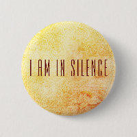 Ich bin in der Stille Meditation Button für Retrea