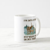 ICH BIN IN DIE FITNESS FIT’NESS DEER IN MEINEM FRI KAFFEETASSE (VorderseiteRechts)