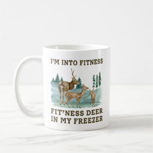 ICH BIN IN DIE FITNESS FIT’NESS DEER IN MEINEM FRI KAFFEETASSE