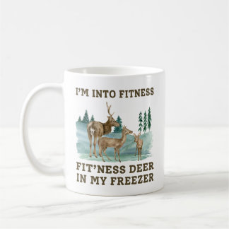 ICH BIN IN DIE FITNESS FIT’NESS DEER IN MEINEM FRI KAFFEETASSE