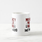 Ich bin in einem Band Kaffeetasse (Mittel)