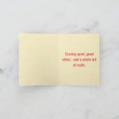 Ich bin in einem Sushi-Staat des Geistes - Feinsch Karte (Innenseite)