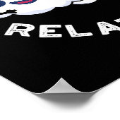 Ich bin in einer Cirrus-Beziehung Cloud Pun Dark B Poster (Ecke)