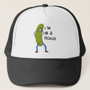 Ich bin in einer Essiggurke Truckerkappe