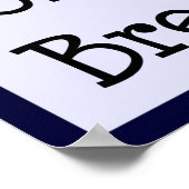 Ich bin in einer Pause Poster (Ecke)