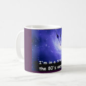 Ich bin in einer Warp-Zeit Kaffeetasse (Vorderseite Links)